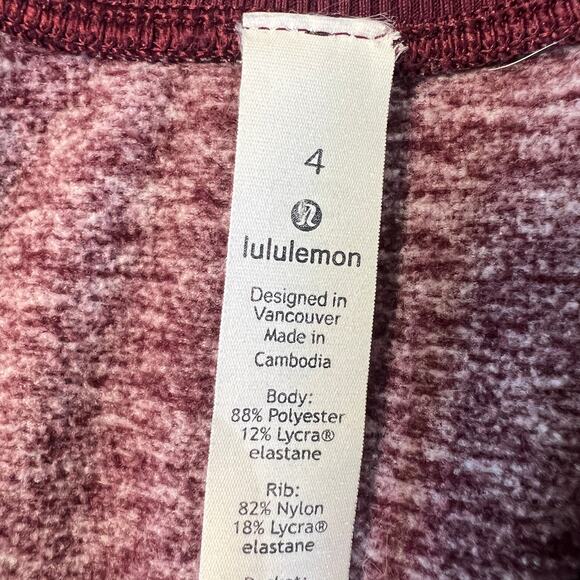 Lululemon Always Alert 1/4 Zip Long Sleeve Jacket with Thumbholes Slim Fit 4/s - Picture 4 of 12